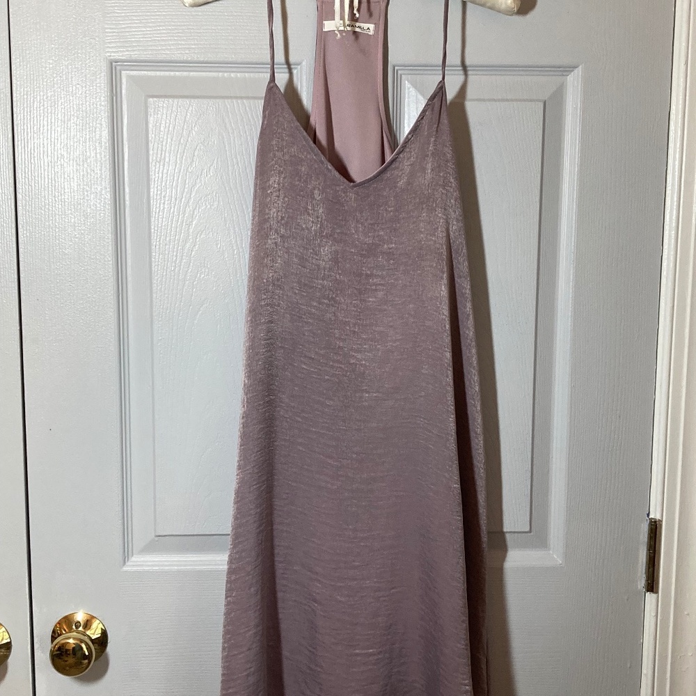 Shimmery Slip Dress in Violet ~ Perfect for Summer